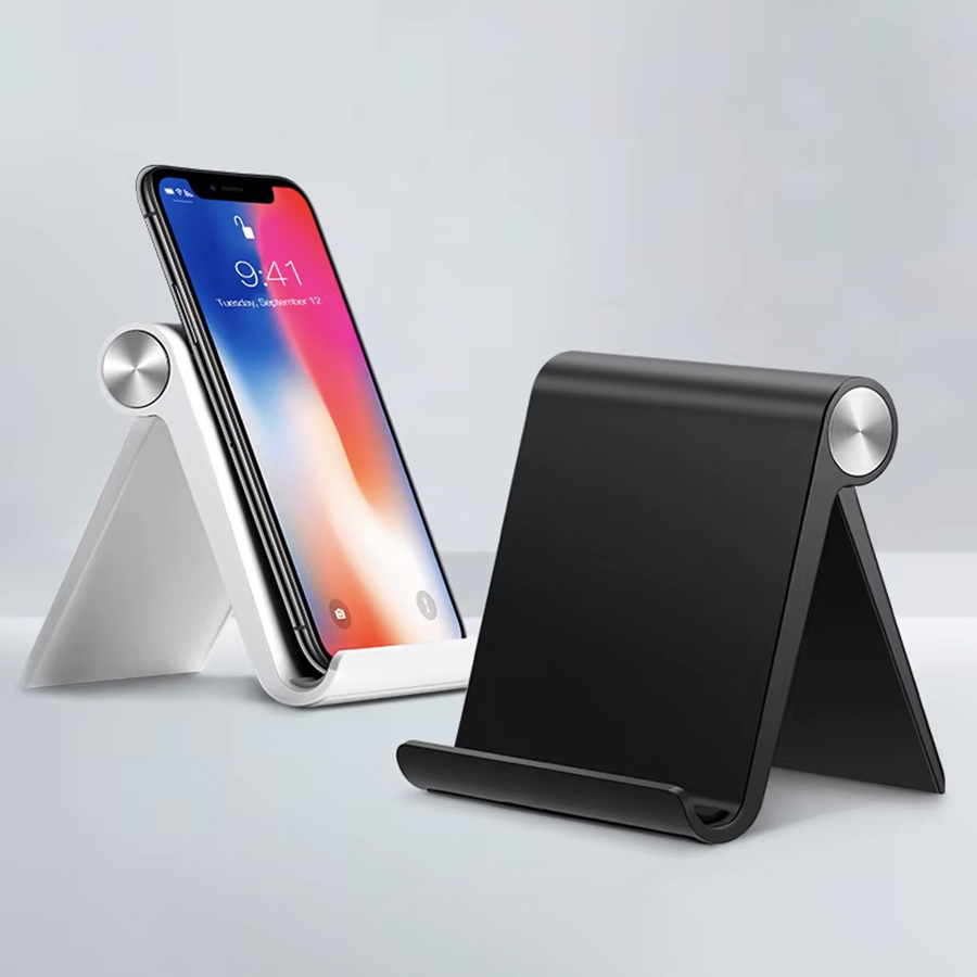 Desk Setup Stand - Adjustable Phone Holder Stand Portable Foldable
