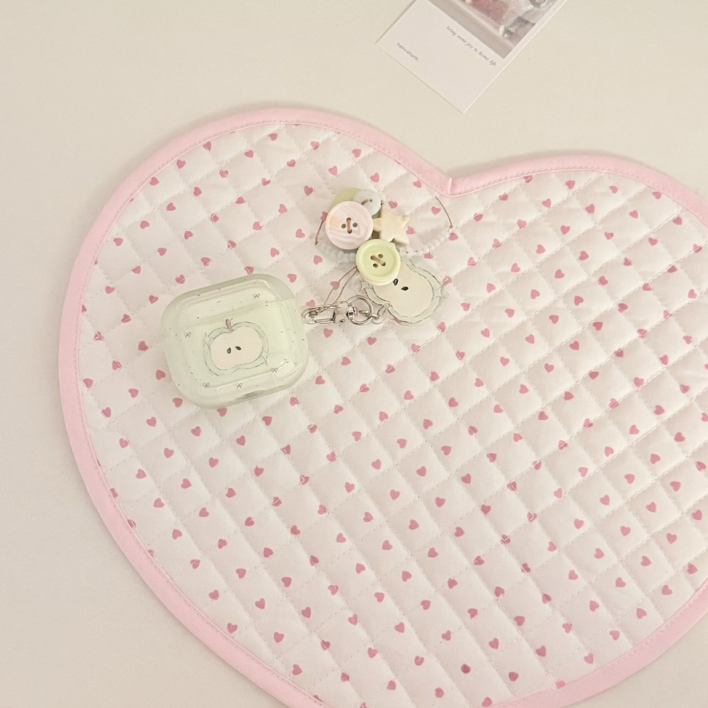 Desk Setup Japan - Y2k Pink Love Quilted Japanese Style