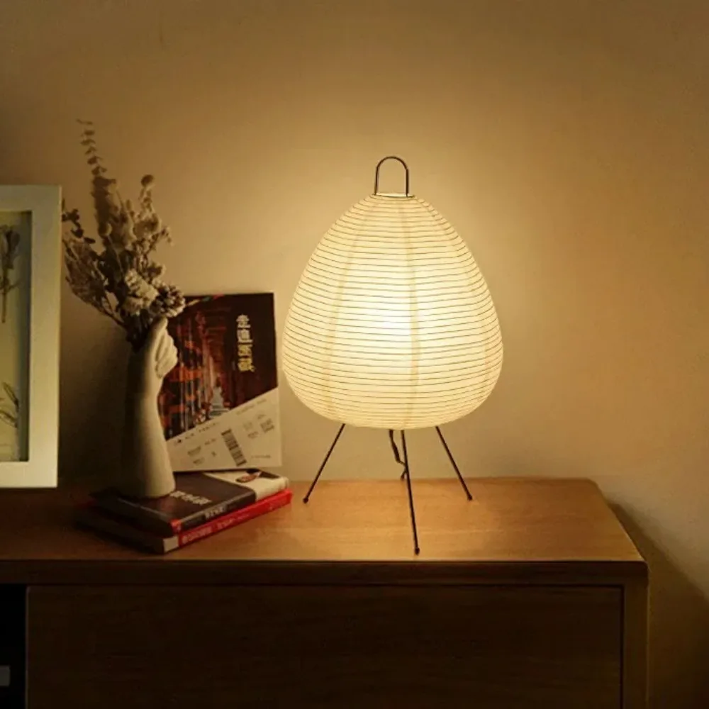 Desk Setup Japan - Japanese Noguchi Yong Lantern Lamp Tripod