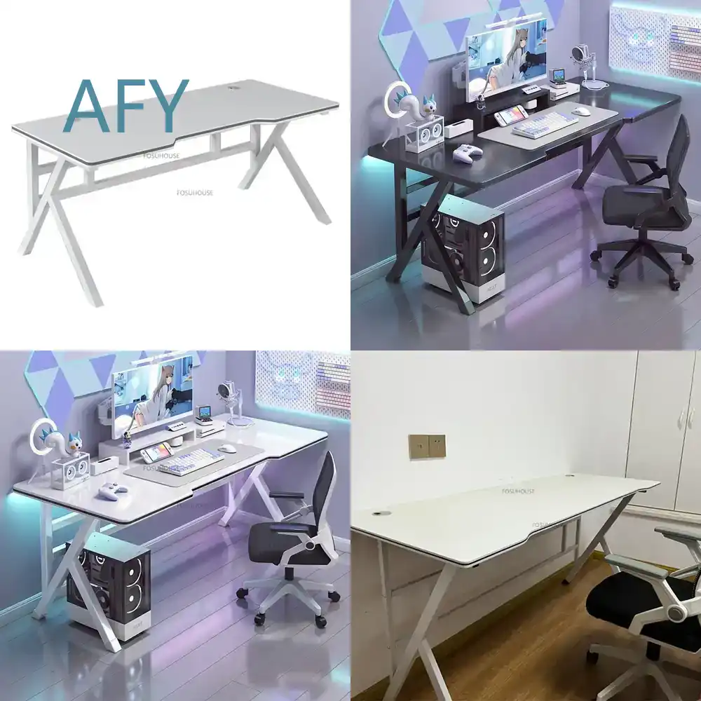 Desk Setup Simple - Nordic Computer Desk for Home Office