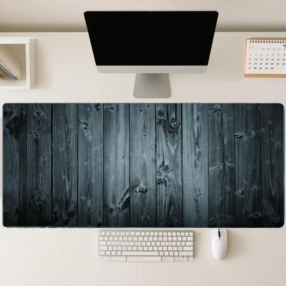 Desk Setup Black And Wood - Black Wood Mousepad Desk Accessories Desk