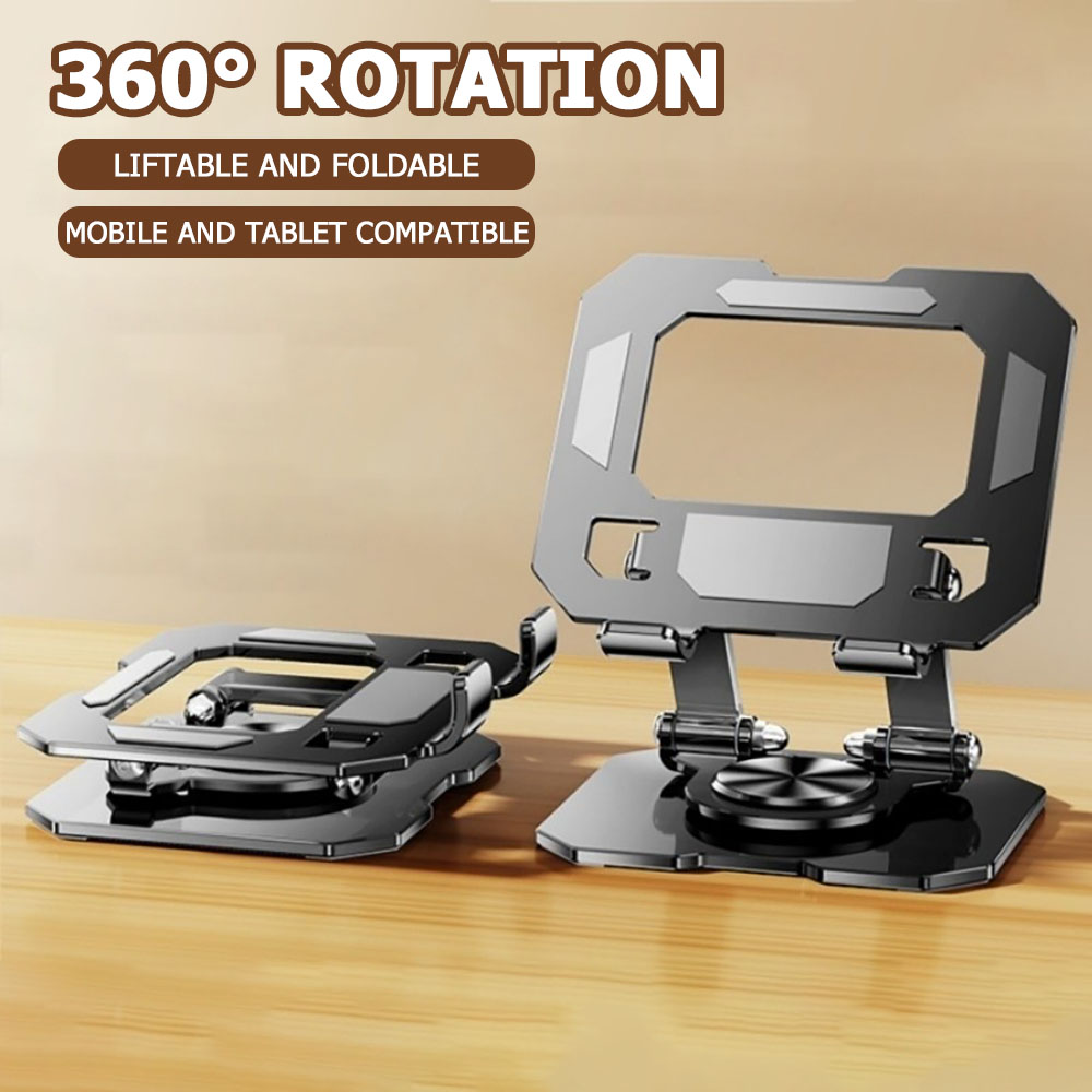 Desk Setup Game - 360 Rotating Tablet Phone Stand Adjustable