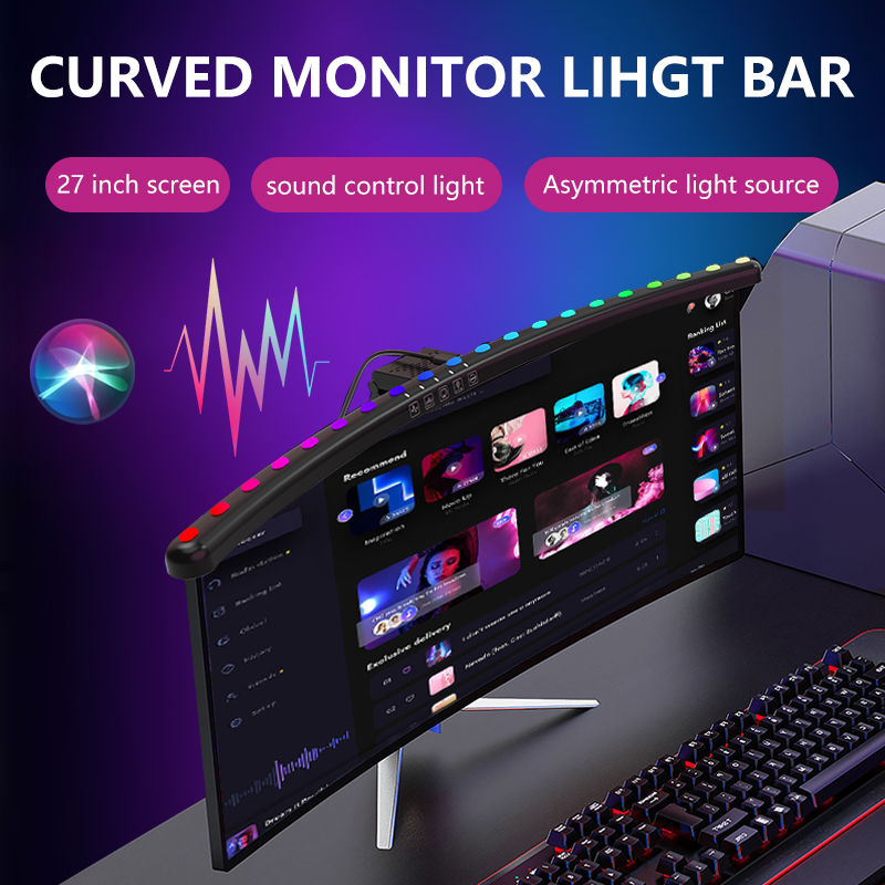 RGB Light Bar Monitor Smart Wi - đánh giá và giá Desk Setup Pc