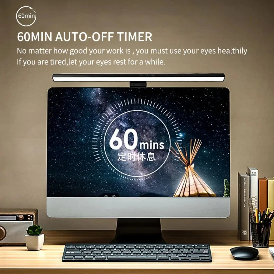 LED 33cm 50cm Monitor Light Ba - đánh giá và giá Desk Setup Pc