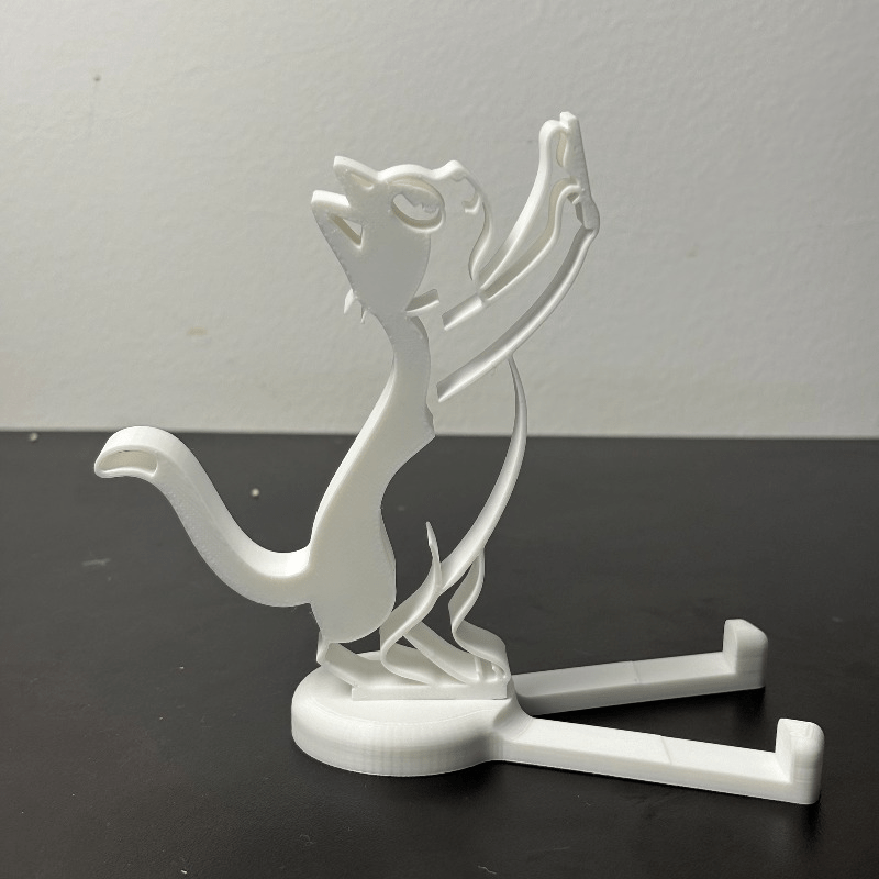 Abstract Hollow Line Cat Phone - đánh giá và giá Desk Setup Stand