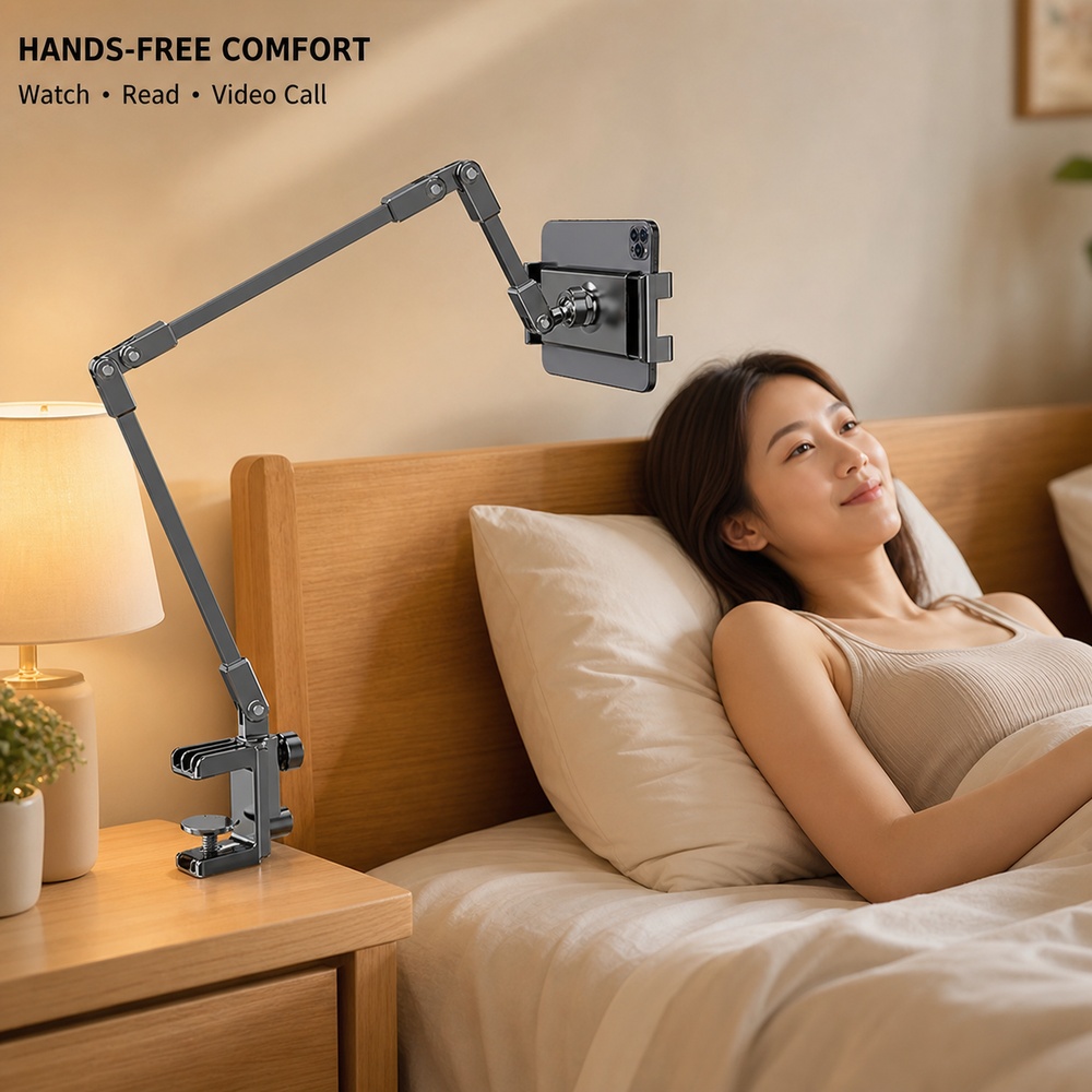 Adjustable Bed Phone Holder St - đánh giá và giá Desk Setup Stand