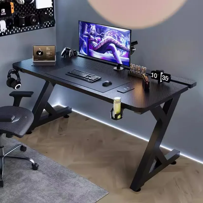 Q Minimalist Black Computer De - đánh giá và giá Desk Setup Pc