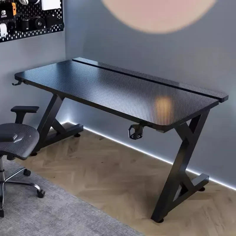 Q Minimalist Black Computer De - đánh giá và giá Desk Setup Pc