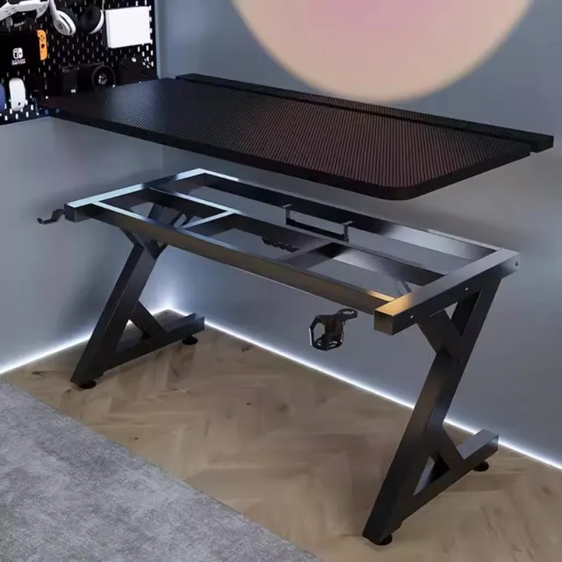 Q Minimalist Black Computer De - đánh giá và giá Desk Setup Pc