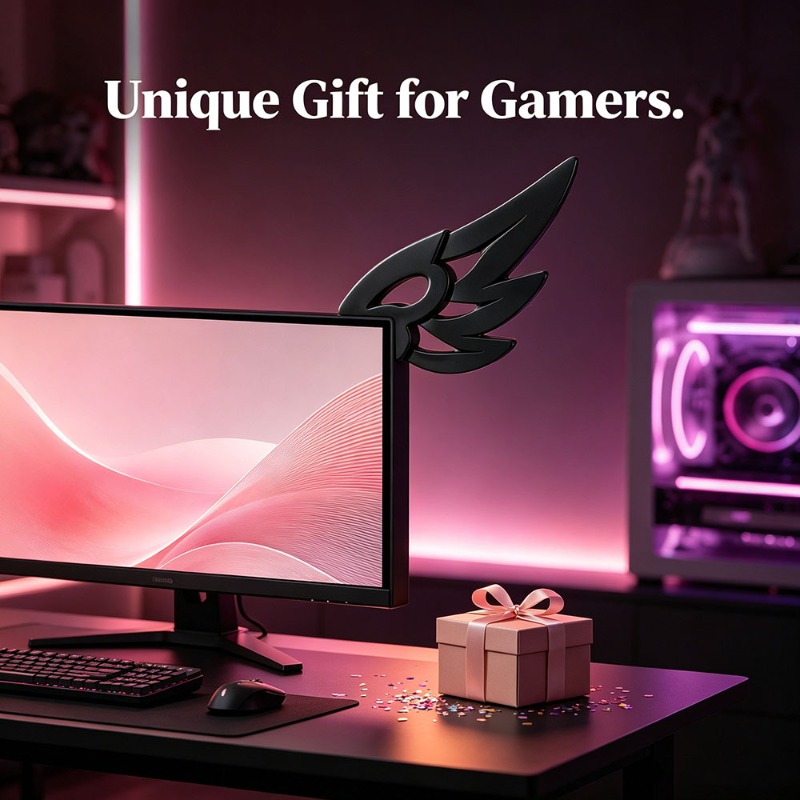 Kawaii 3D Wing Decor for Compu - đánh giá và giá Desk Setup No Computer