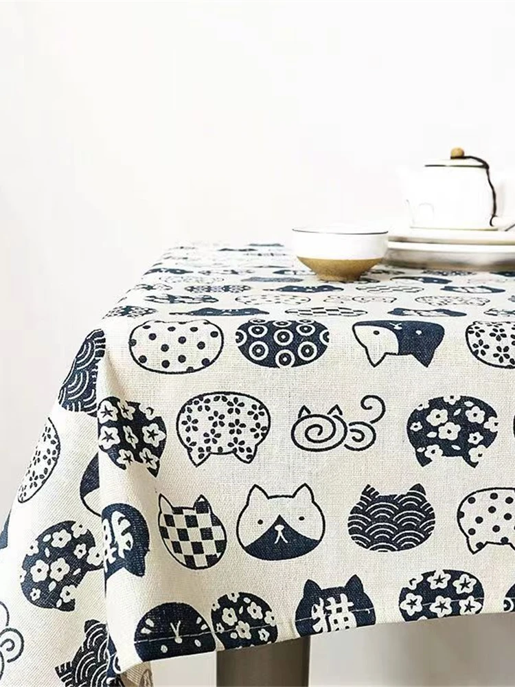 Ins Tablecloth Cotton Linen Ar - đánh giá và giá Desk Setup Japan