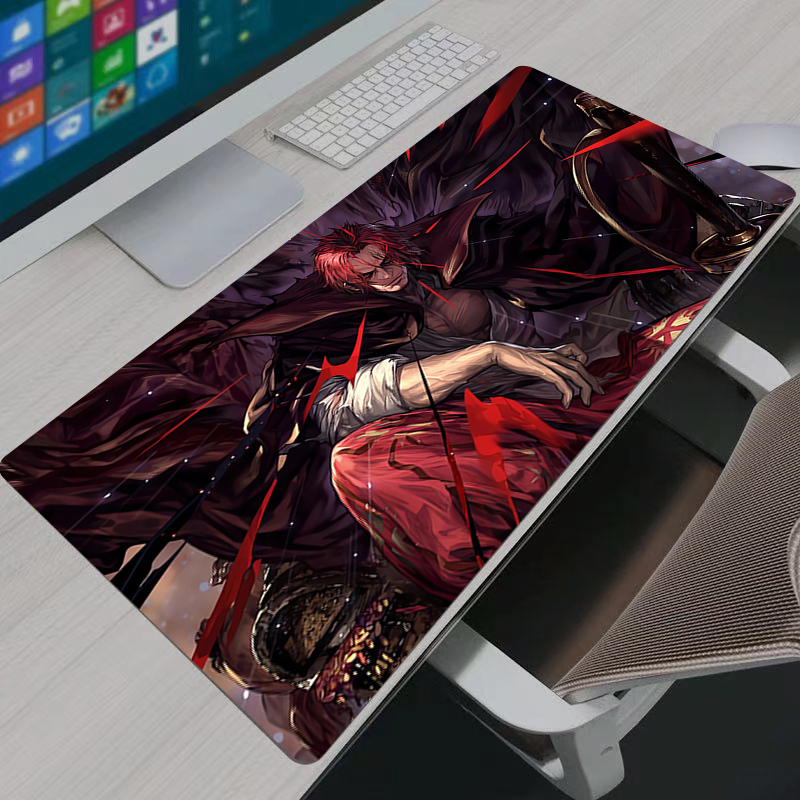 One Piece Shanks Mouse Pad Lar - đánh giá và giá Desk Setup Cozy