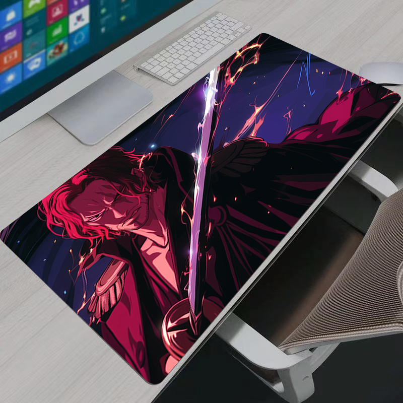 One Piece Shanks Mouse Pad Lar - đánh giá và giá Desk Setup Cozy