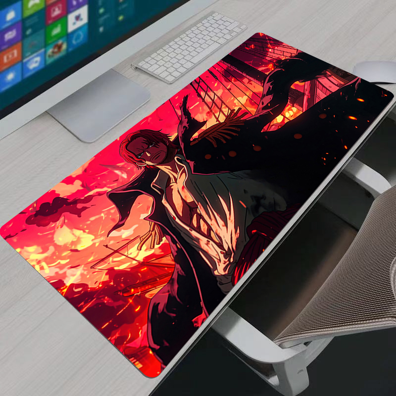 One Piece Shanks Mouse Pad Lar - đánh giá và giá Desk Setup Cozy