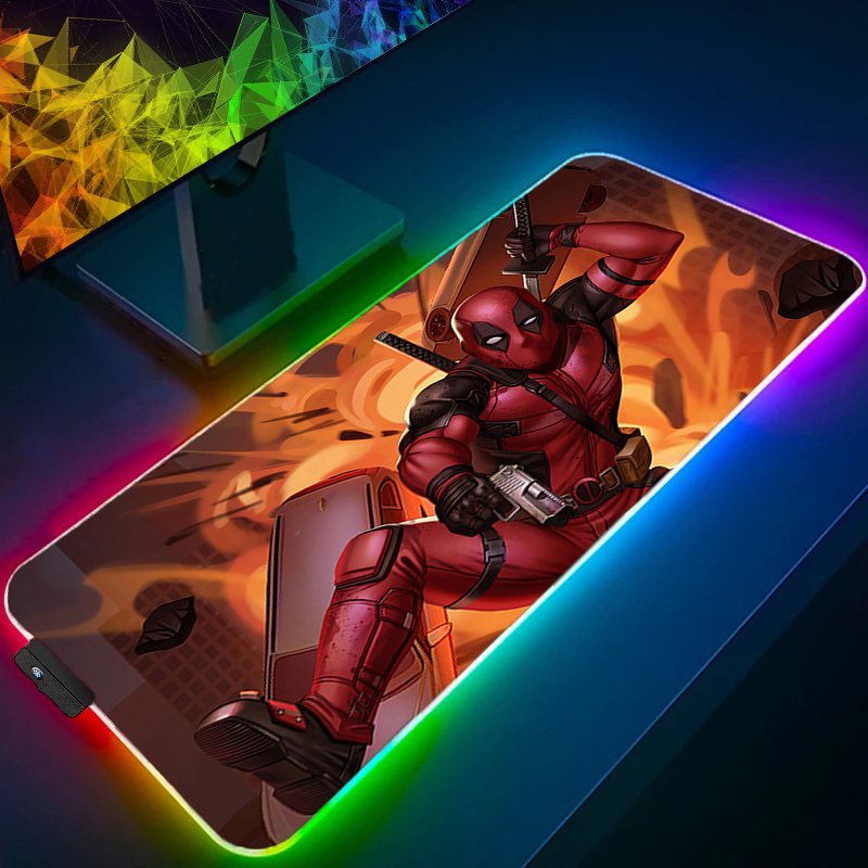 LED Mouse Pad Gaming Backlight - đánh giá và giá Desk Setup Cozy