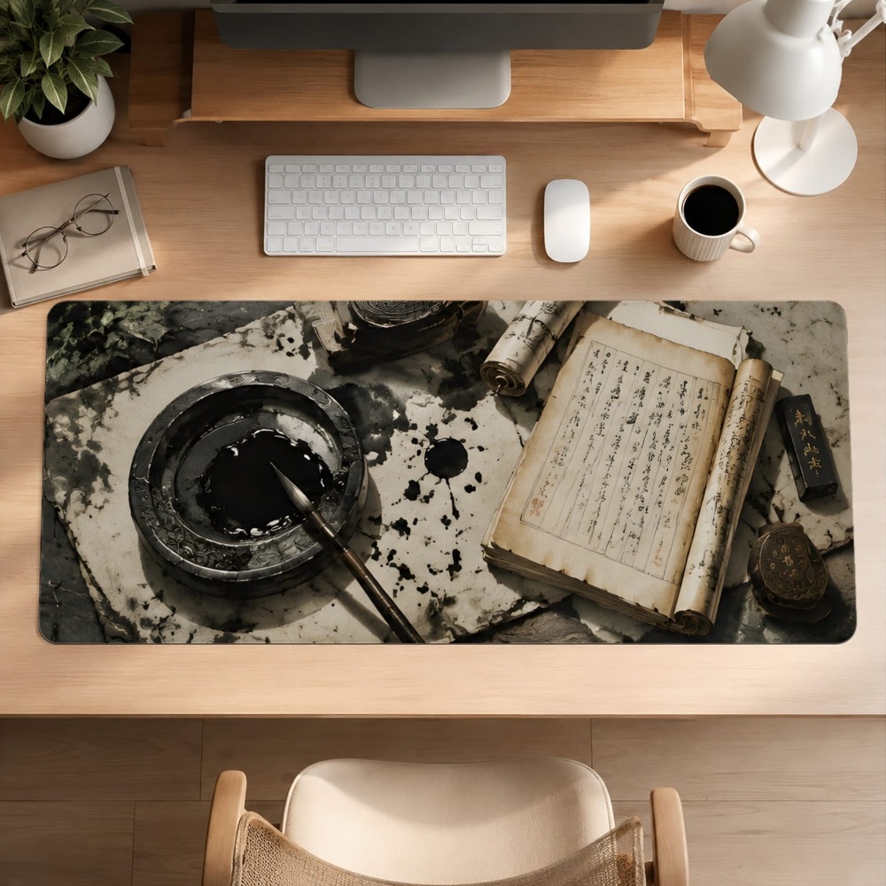 Retro Chinese calligraphy, ant - đánh giá và giá Desk Setup Simple
