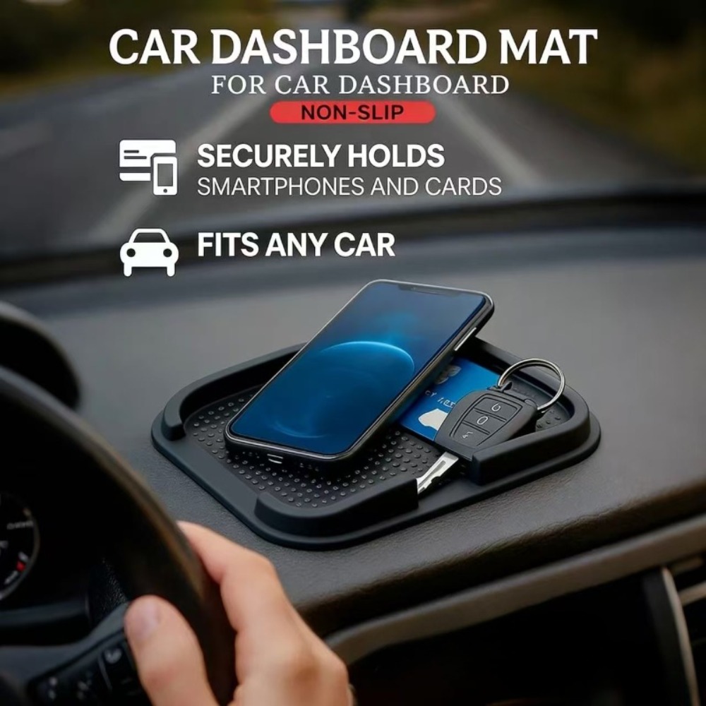 Silicone Anti Slip Mat Car Das - đánh giá và giá Desk Setup Cozy