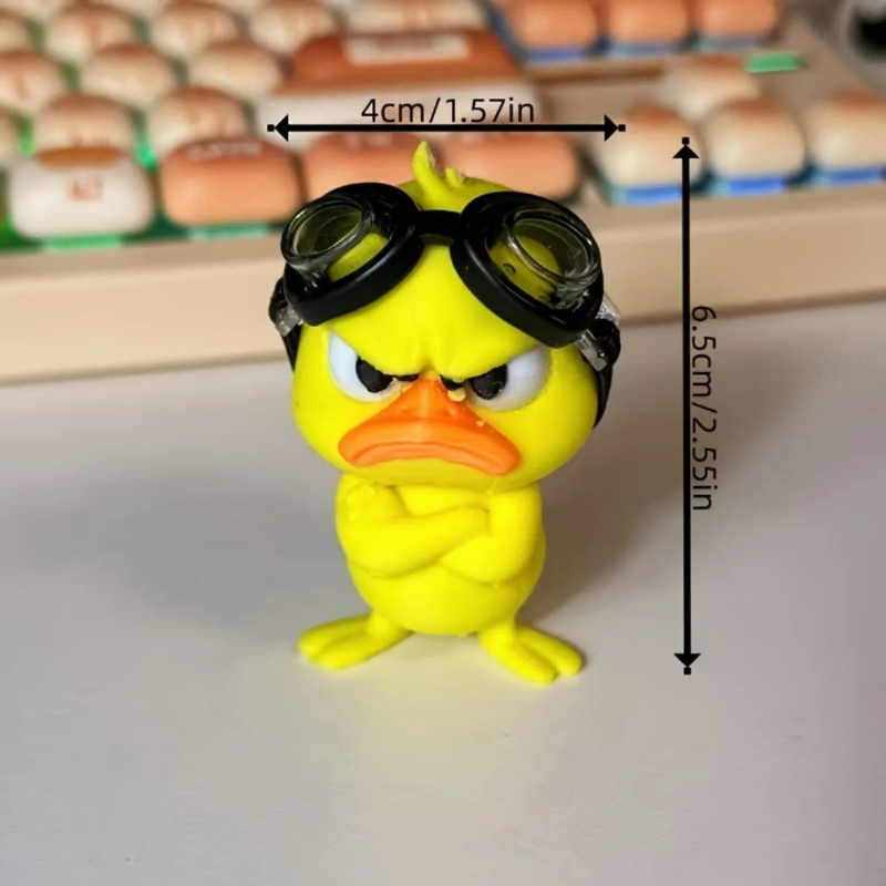 1PC Angry Hug Duck Figurine Wi - đánh giá và giá Desk Setup At Home