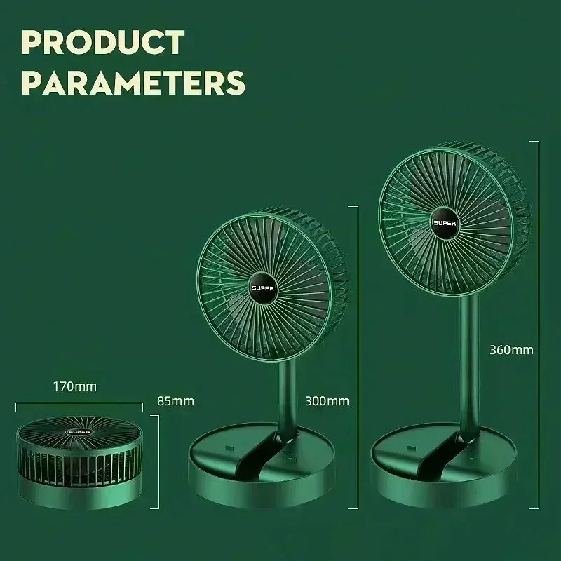 USB Foldable Electric Fan Cold - đánh giá và giá Desk Setup At Home