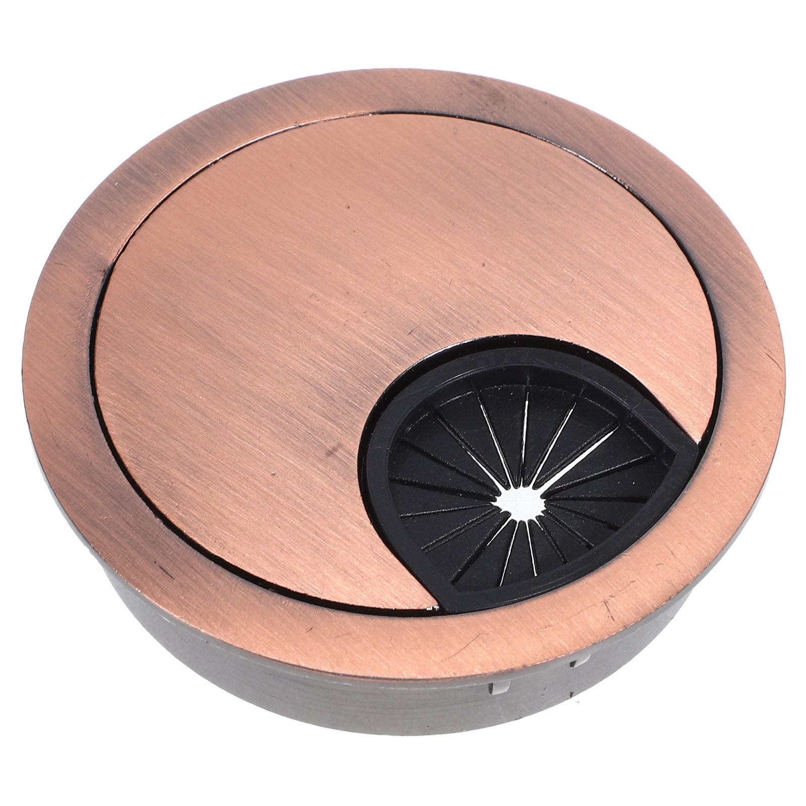 Round Cable Grommet Desktop Co - đánh giá và giá Desk Setup Simple