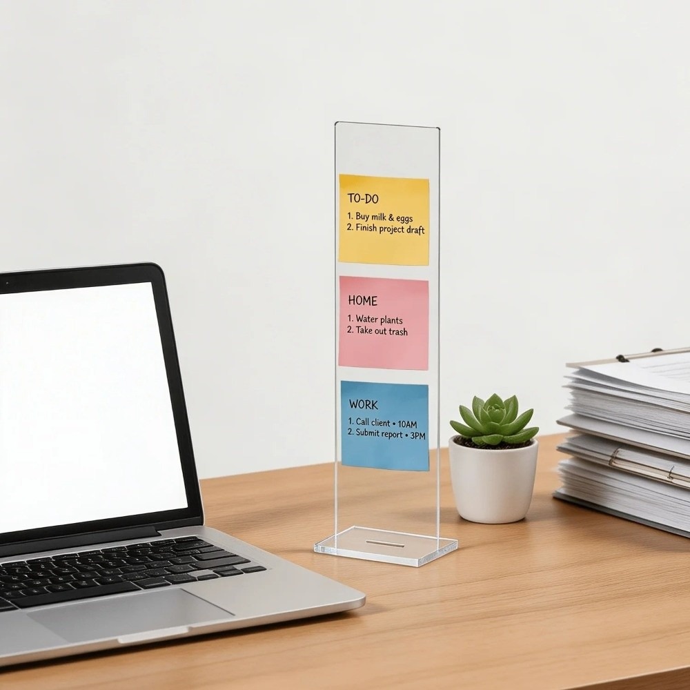 Acrylic Memo Message Board Cle - đánh giá và giá Sticky Memo Holder