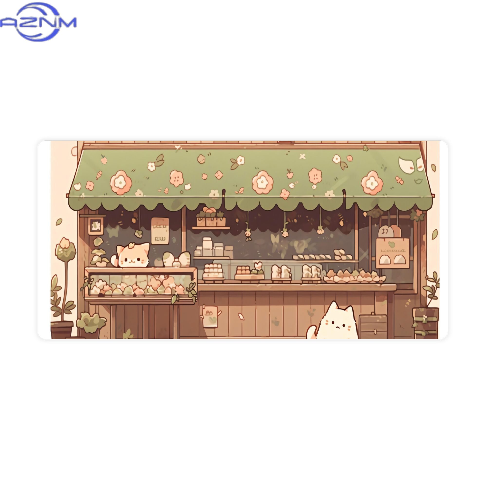 Cat Bakery Aesthetic Green Sho - đánh giá và giá Your Desk Setup