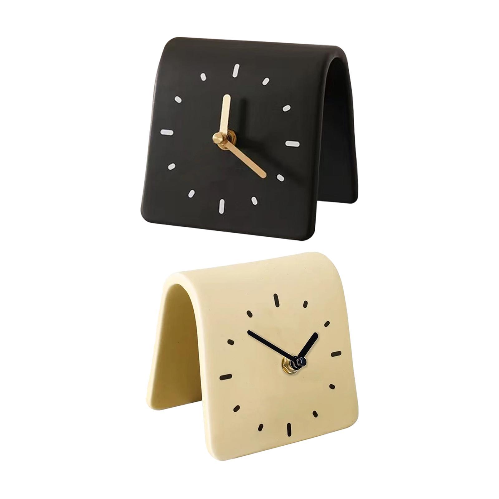 Desk Clock Modern Art Shelf Cl - đánh giá và giá Desk Setup Productivity
