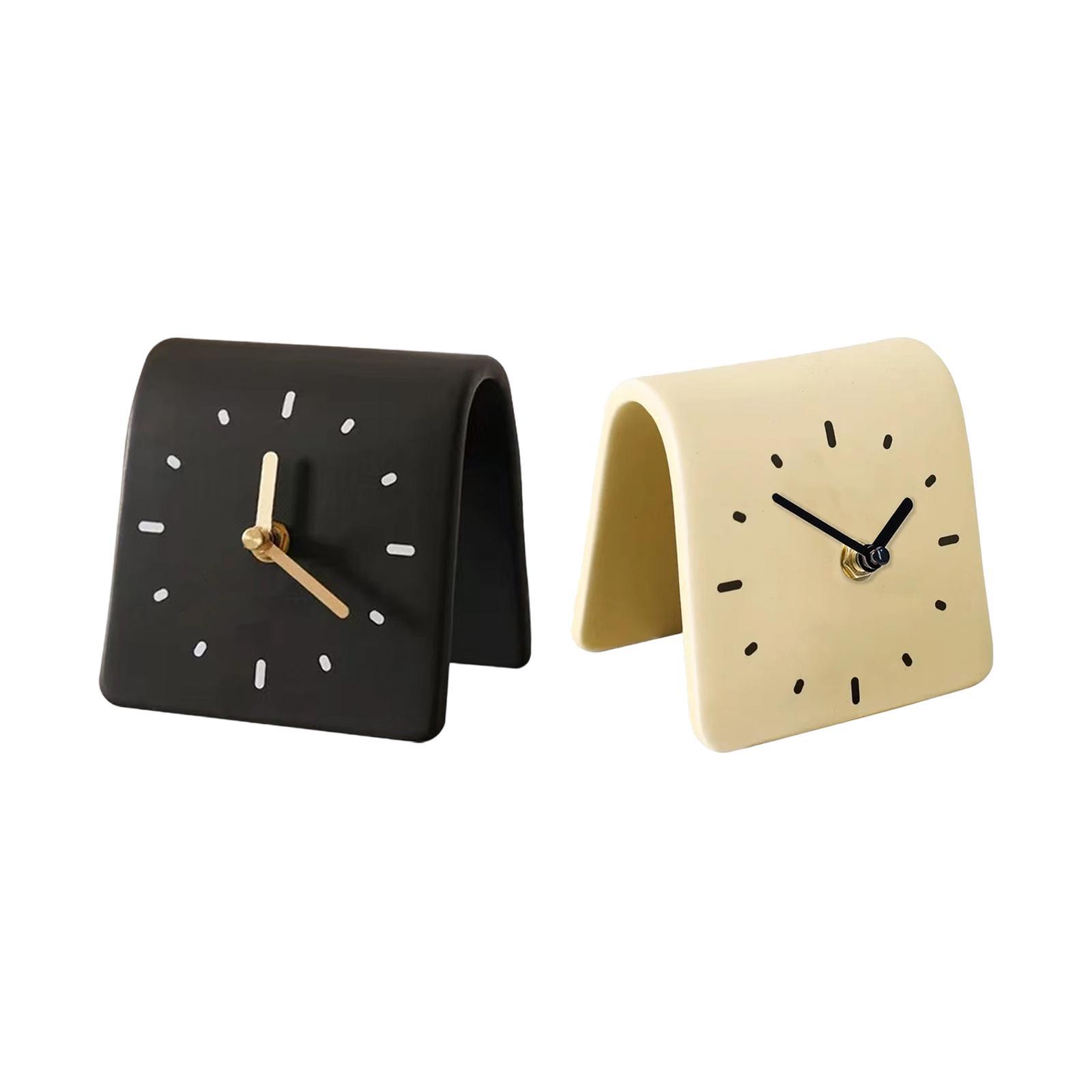 Desk Clock Modern Art Shelf Cl - đánh giá và giá Desk Setup Productivity