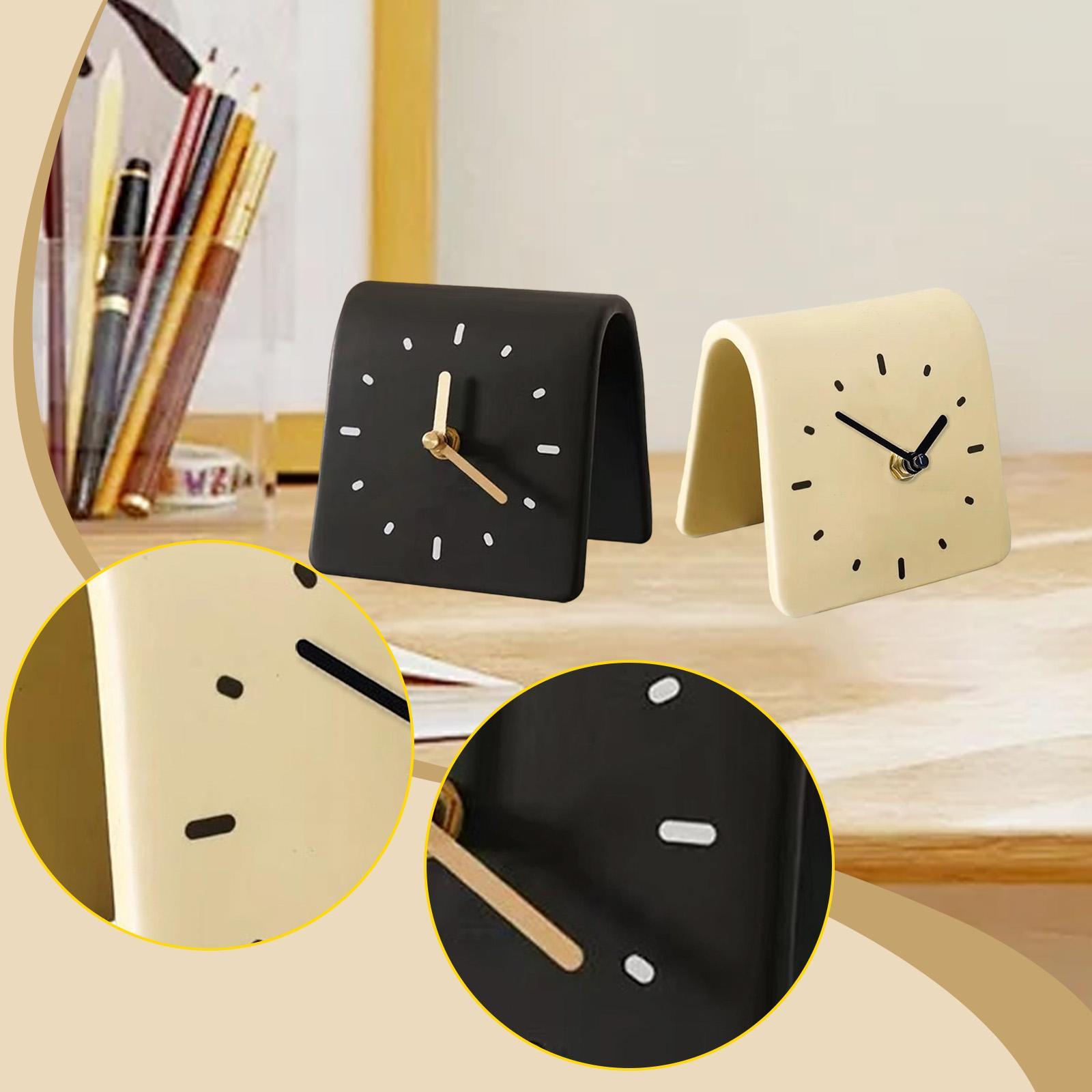 Desk Clock Modern Art Shelf Cl - đánh giá và giá Desk Setup Productivity