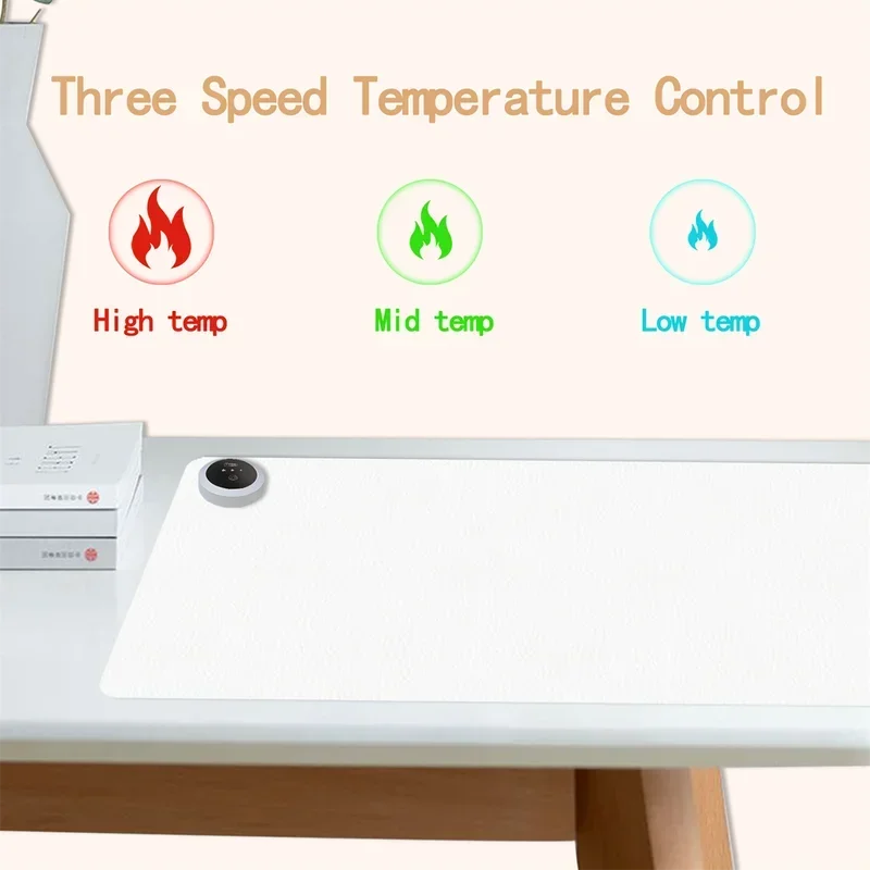 Extra Large Heated Desk Pad El - đánh giá và giá Desk Setup Cozy
