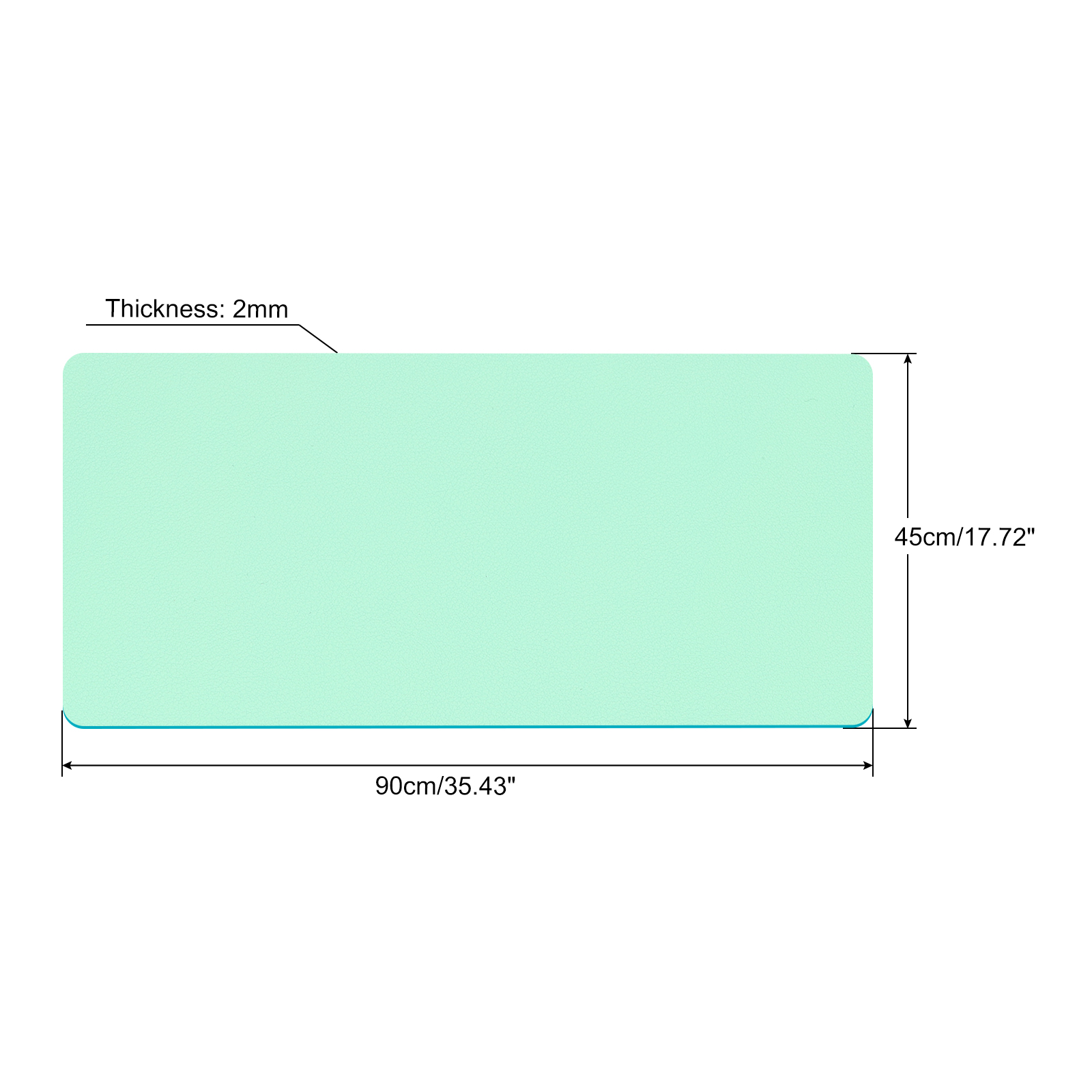 Office Desk Mat Protector PU L - đánh giá và giá Desk Setup Cozy