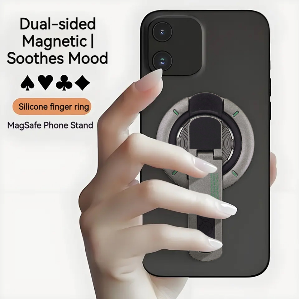 Double-Sided Magnetic Phone Ri - đánh giá và giá Desk Setup Stand