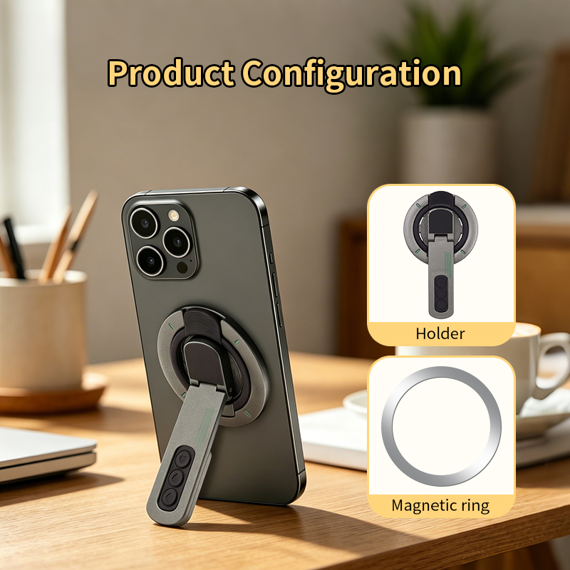 Double-Sided Magnetic Phone Ri - đánh giá và giá Desk Setup Stand