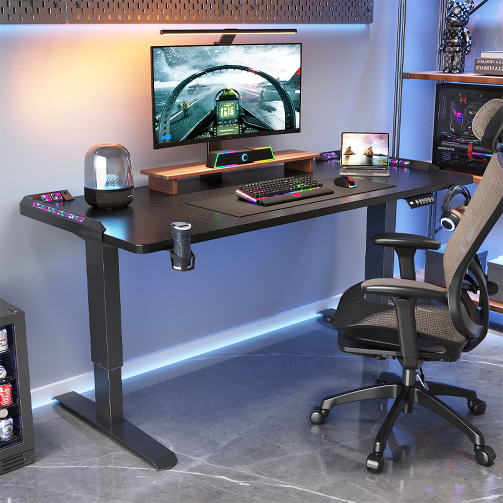Height Adjustable Desk Motion  - đánh giá và giá Desk Setup Pc