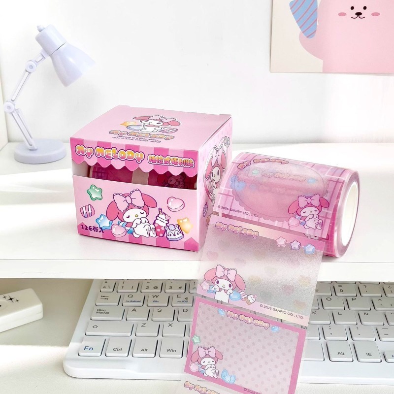 Kuromi Pull-Out Sticky Notes S - đánh giá và giá Sticky Memo Holder