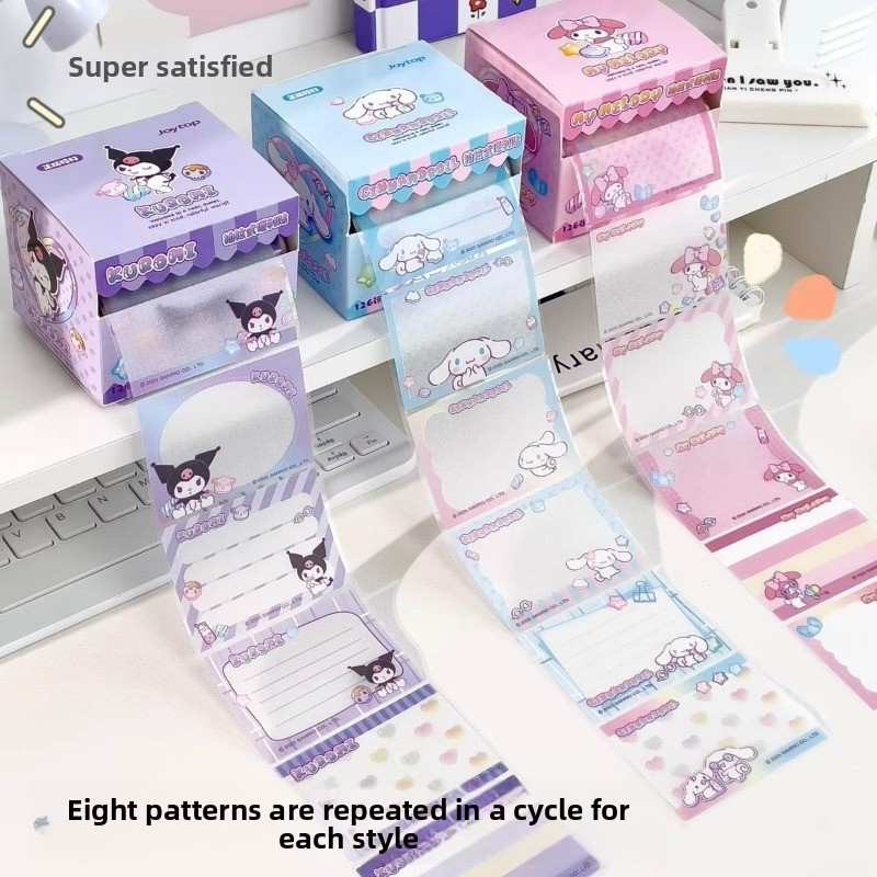 Kuromi Pull-Out Sticky Notes S - đánh giá và giá Sticky Memo Holder