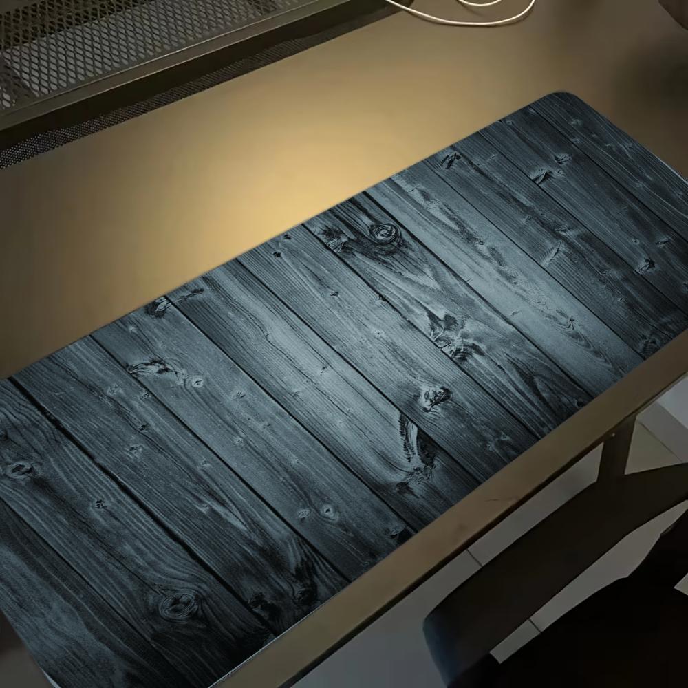 Black Wood Mousepad Desk Acces - đánh giá và giá Desk Setup Black And Wood