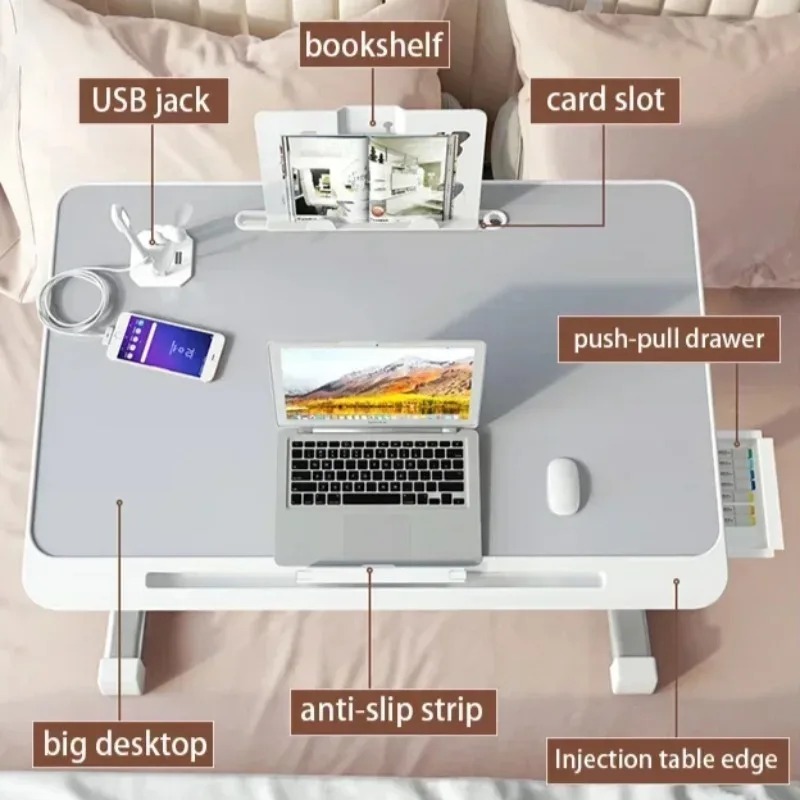 Laptop Bed Tray Table Adjustab - đánh giá và giá Desk Setup Pc