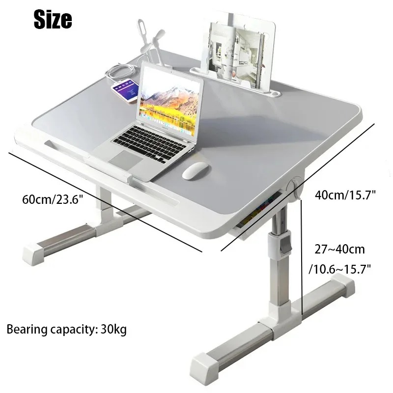 Laptop Bed Tray Table Adjustab - đánh giá và giá Desk Setup Pc