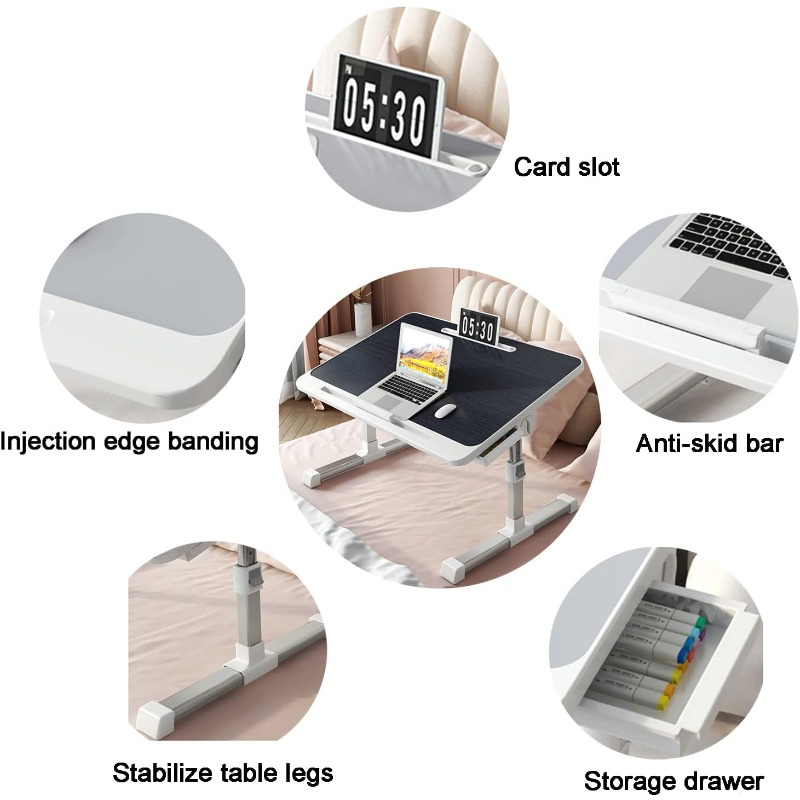 Laptop Bed Tray Table Adjustab - đánh giá và giá Desk Setup Pc