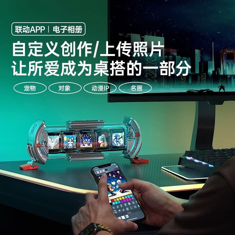 Divoom Time Gate Smart Nixie C - đánh giá và giá Desk Setup Japan
