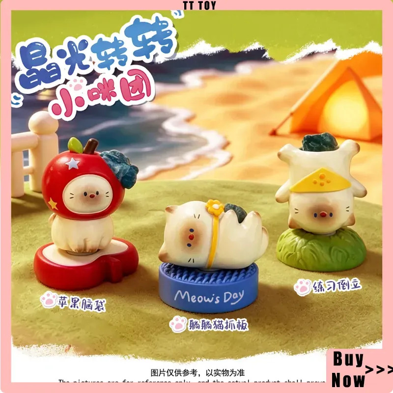 Cute Cat Pai Crystal Spinning  - đánh giá và giá Desk Setup Game