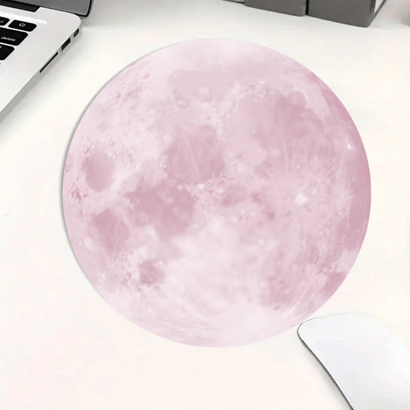 Moon Pattern Round Mouse Pad N - đánh giá và giá Desk Setup Simple