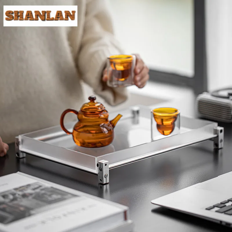 Acrylic Tea Tray Aesthetic Jap - đánh giá và giá Desk Setup Japan
