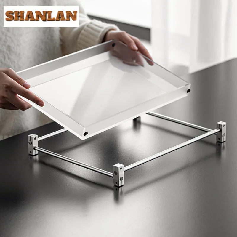 Acrylic Tea Tray Aesthetic Jap - đánh giá và giá Desk Setup Japan