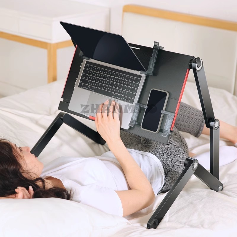 Lying Flat on The Bed, Laptop  - đánh giá và giá Desk Setup Pc