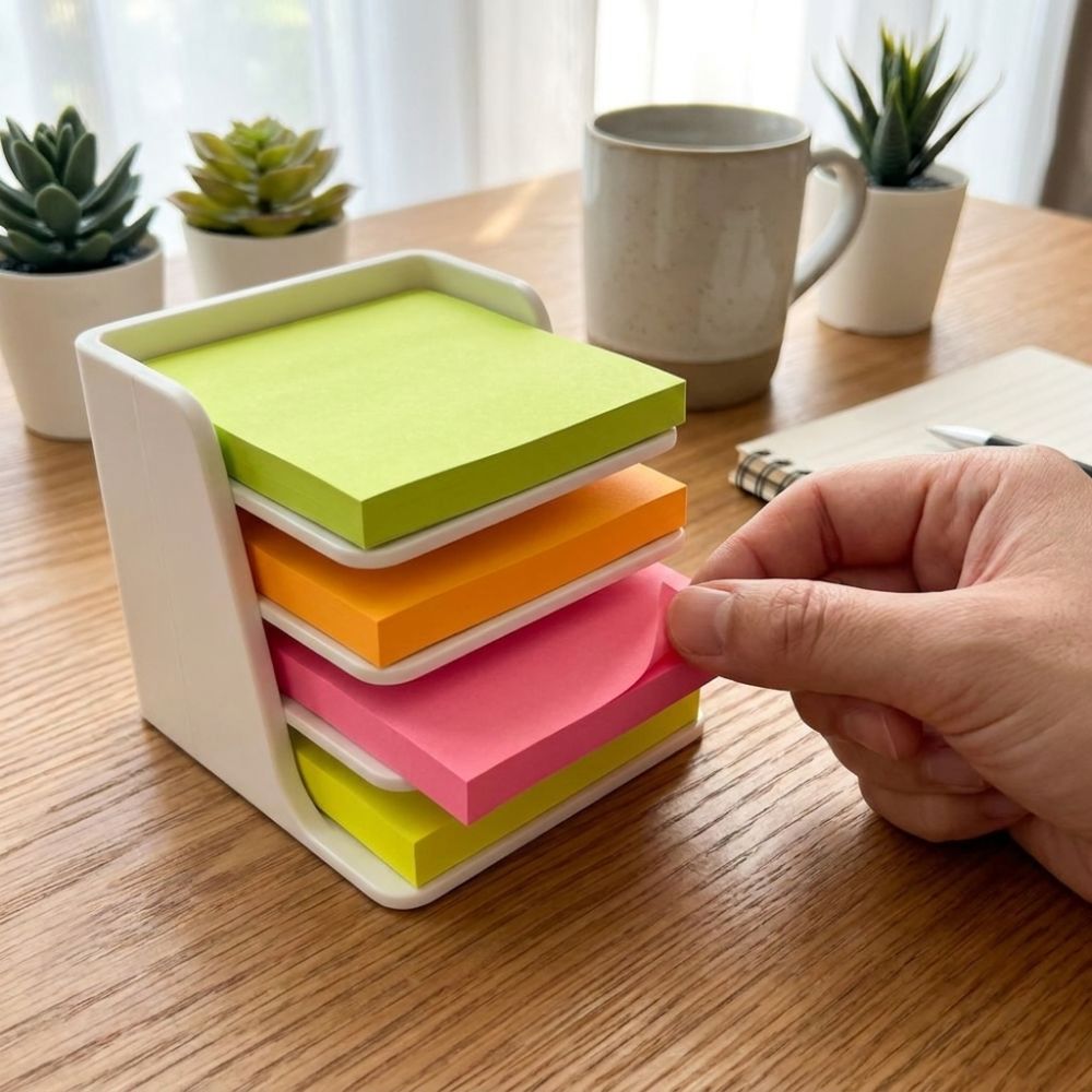 Multi-Purpose Stackable Sticky - đánh giá và giá Sticky Memo Holder