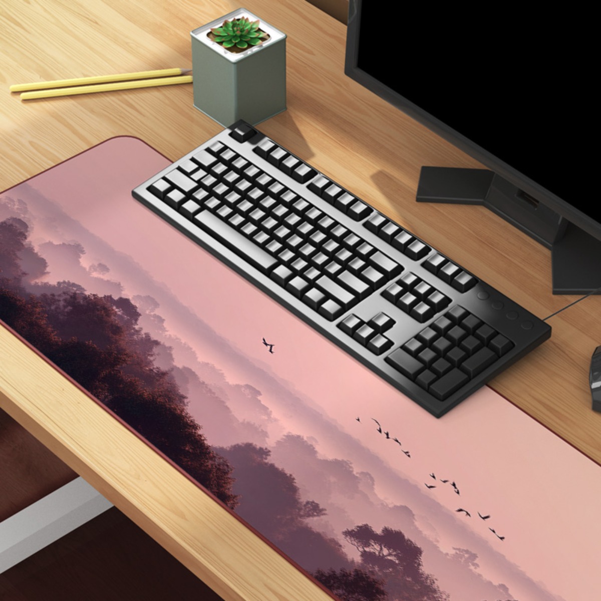 Dreamy Pink & Purple Sky XL mo - đánh giá và giá Your Desk Setup